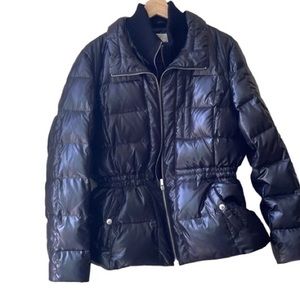 NWOT Micheal Kors Down Puffer Black Coat Jacket Size:XL